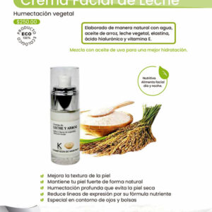 Crema Facial de Leche