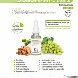 5 Oleos extra hidratante